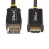 StarTech.com cabo adaptador DisplayPort para HDMI de 3m, 4K 60Hz com HDR, DP para HDMI 2.0b, conversor de vídeo ativo, DisplayPort de secretária para monitor HDMI