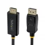 StarTech.com cabo adaptador DisplayPort para HDMI de 2m com conectores com bloqueio, 4K 60Hz, HDR, conversor de vídeo DP para HDMI unidirecional, DP de secretária para monitor HDMI