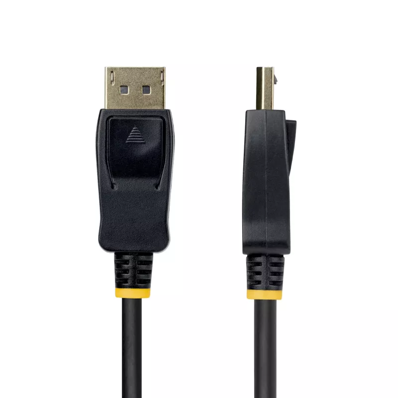StarTech.com cabo adaptador DisplayPort para HDMI de 2m com conectores com bloqueio, 4K 60Hz, HDR, conversor de vídeo DP para HDMI unidirecional, DP de secretária para monitor HDMI