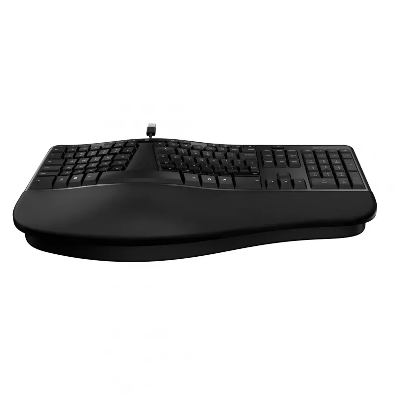 Incase Designed by Microsoft teclado ergonómico Office USB QWERTY preto