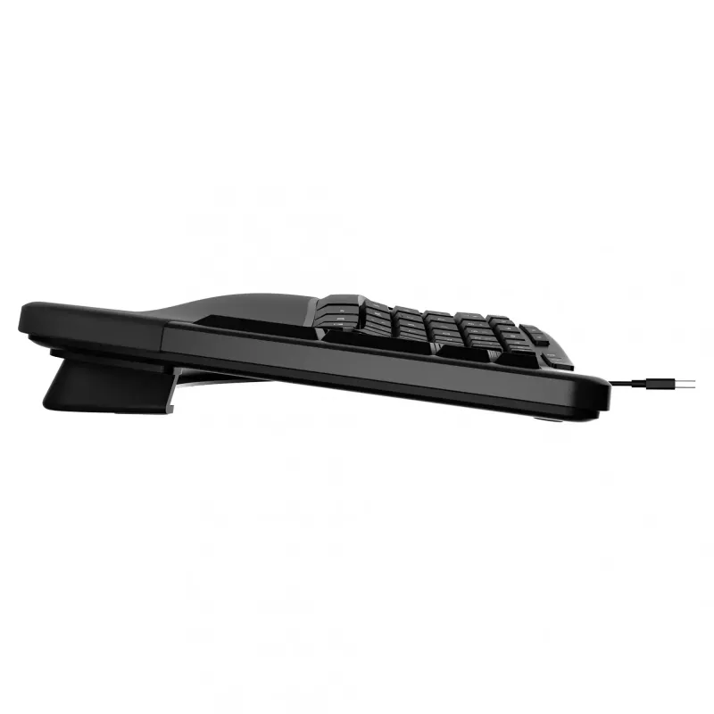 Incase Designed by Microsoft teclado ergonómico Office USB QWERTY preto