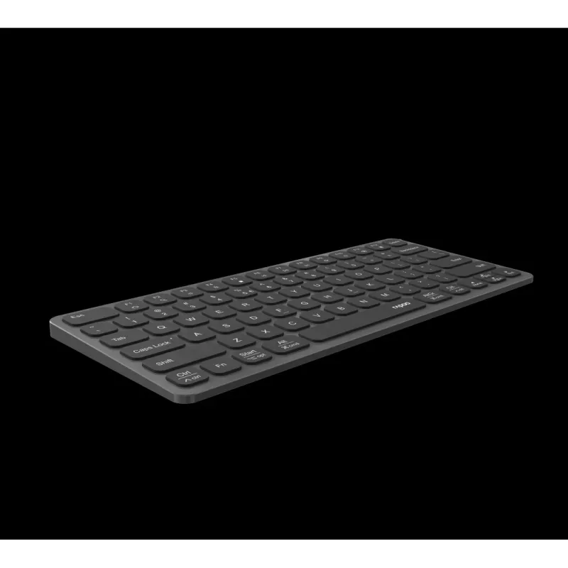 Rapoo UCK-6001 Teclado ultrafino com adaptador multiporta USB-C 8 em 1, QWERTZ