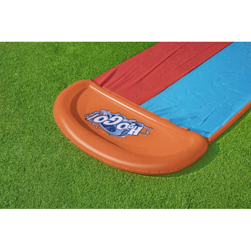 Bestway H2OGO! Escorrega de água duplo com rampa Tsunami Splash 4,88 m