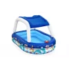 Bestway Sea Captain Piscina familiar insuflável com toldo UV Careful