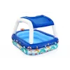 Bestway Sea Captain Piscina familiar insuflável com toldo UV Careful