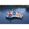 Bestway Hydro-Force Rapid Rider II Flutuador duplo para rio, Multicolor, Flutuador, Padrão, Rapaz/Rapariga, 180 kg, 2 pessoas