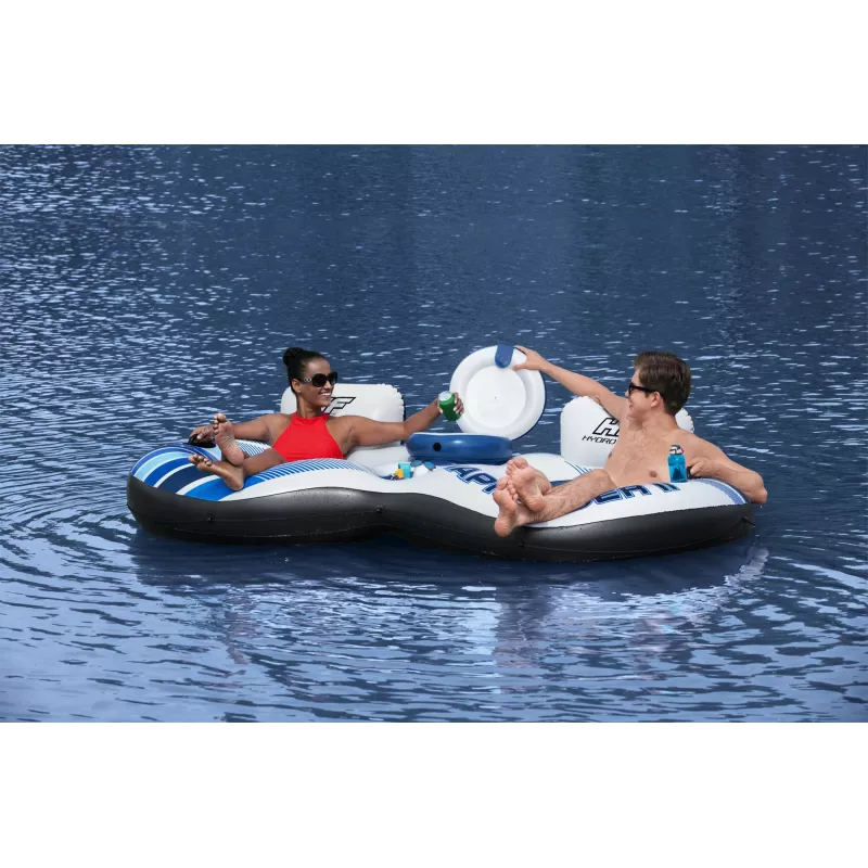 Bestway Hydro-Force Rapid Rider II Flutuador duplo para rio, Multicolor, Flutuador, Padrão, Rapaz/Rapariga, 180 kg, 2 pessoas