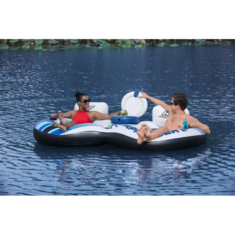 Bestway Hydro-Force Rapid Rider II Flutuador duplo para rio, Multicolor, Flutuador, Padrão, Rapaz/Rapariga, 180 kg, 2 pessoas