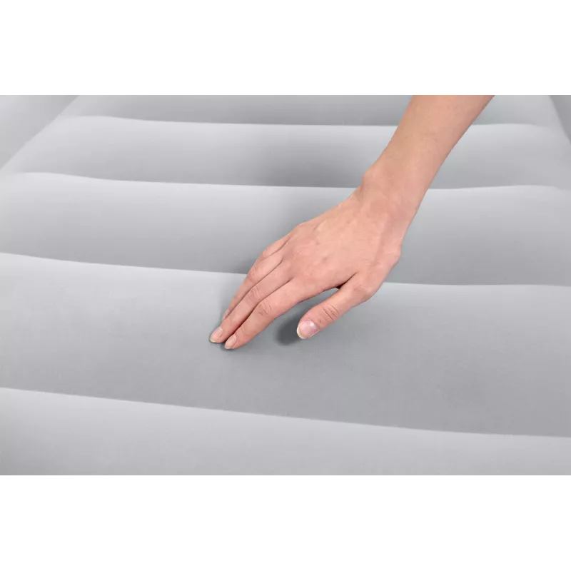 Bestway Tritech Colchão de ar Twin com bomba AC integrada e revestimento antimicrobiano 1,91 m x 97 cm x 51 cm