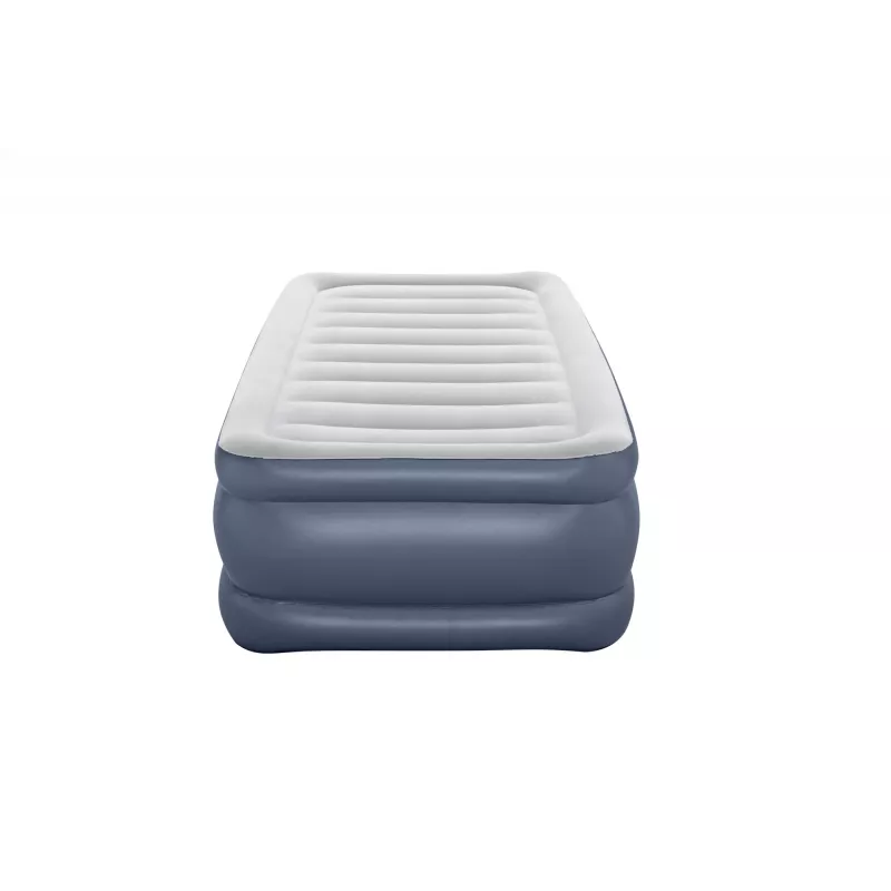 Bestway Tritech Colchão de ar Twin com bomba AC integrada e revestimento antimicrobiano 1,91 m x 97 cm x 51 cm