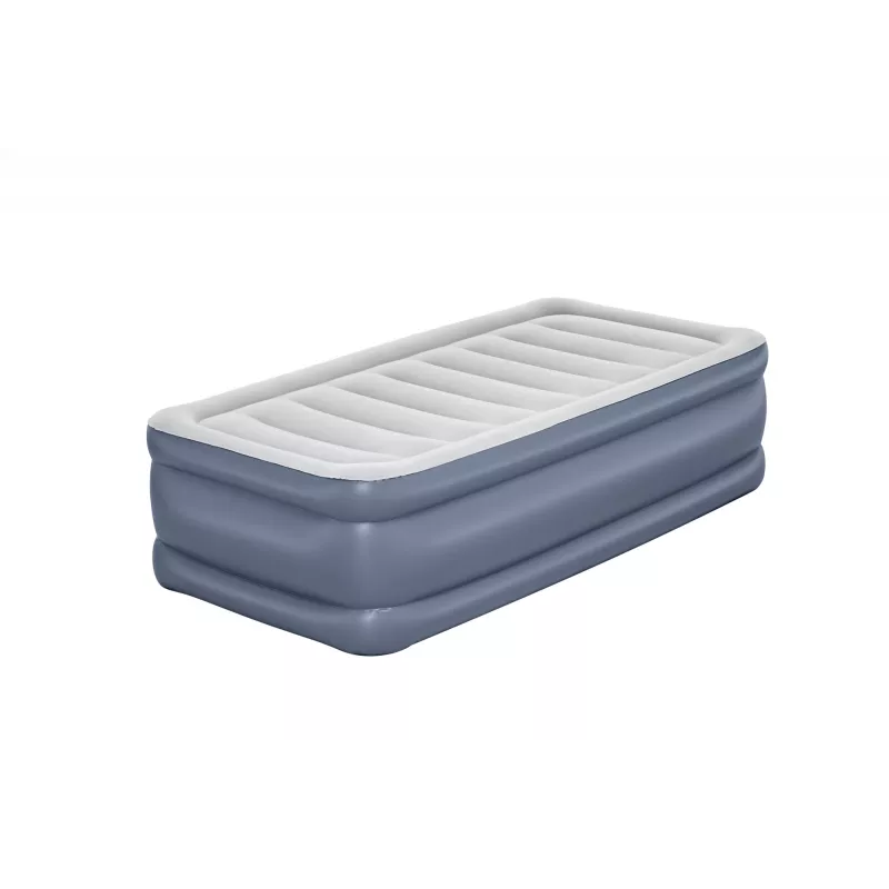 Bestway Tritech Colchão de ar Twin com bomba AC integrada e revestimento antimicrobiano 1,91 m x 97 cm x 51 cm