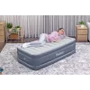 Bestway Tritech Colchão de ar Twin com bomba AC integrada e revestimento antimicrobiano 1,91 m x 97 cm x 51 cm