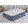 Bestway Tritech Colchão de ar Queen com bomba AC integrada e revestimento antimicrobiano 2,03 m x 1,52 m x 51 cm