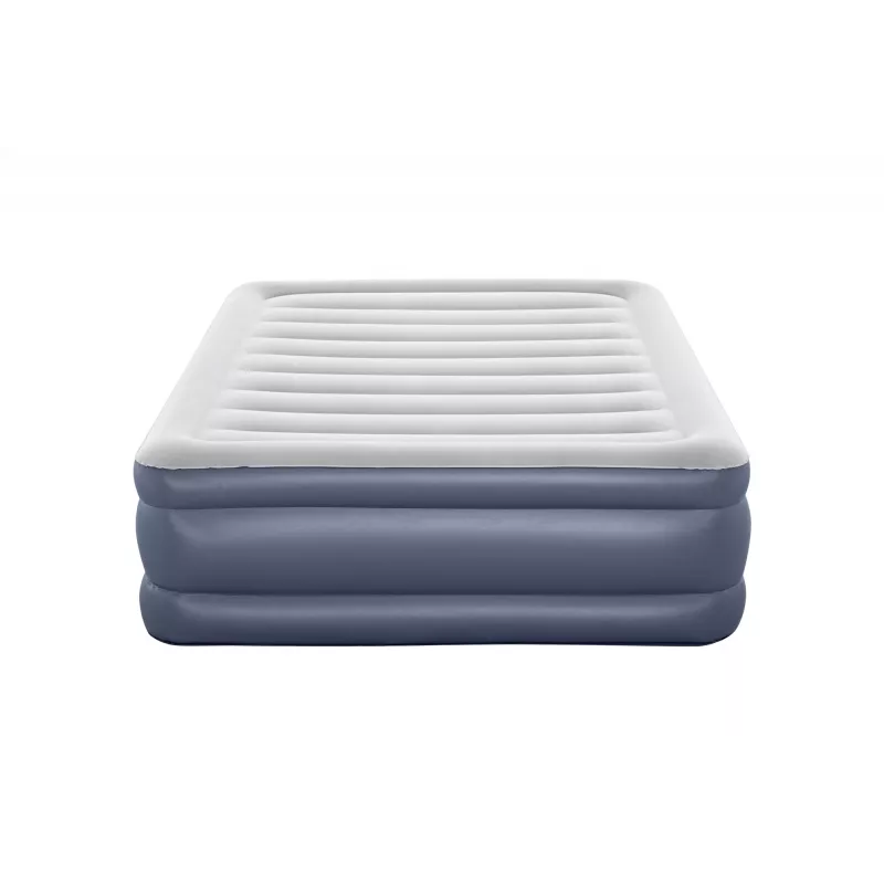 Bestway Tritech Colchão de ar Queen com bomba AC integrada e revestimento antimicrobiano 2,03 m x 1,52 m x 51 cm
