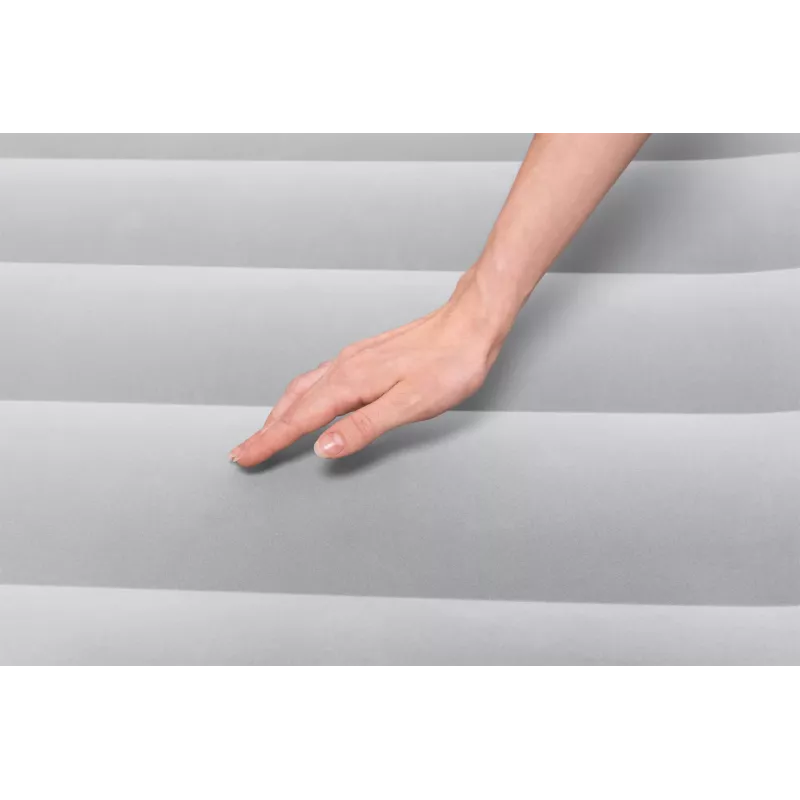 Bestway Tritech SleekFlow Colchão de ar com encosto Queen com bomba AC integrada e revestimento antimicrobiano 2,26 m x 1,52 m x 84 cm