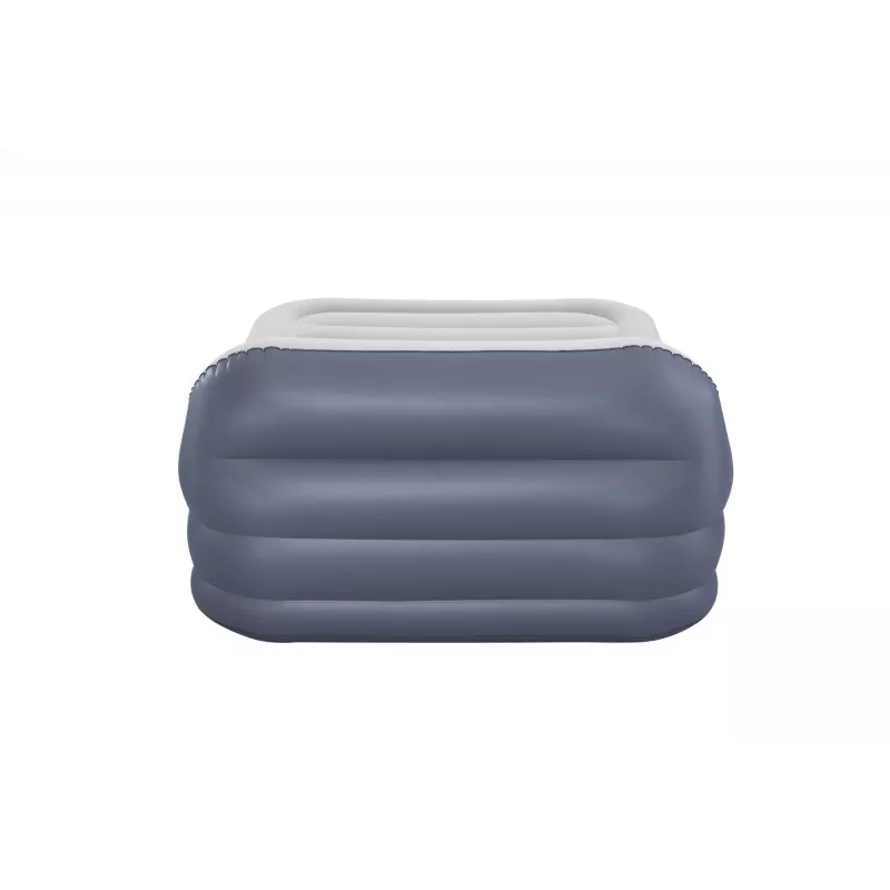 Bestway Tritech SleekFlow Colchão de ar com encosto Queen com bomba AC integrada e revestimento antimicrobiano 2,26 m x 1,52 m x 84 cm