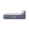 Bestway Tritech SleekFlow Colchão de ar com encosto Queen com bomba AC integrada e revestimento antimicrobiano 2,26 m x 1,52 m x 84 cm