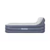 Bestway Tritech SleekFlow Colchão de ar com encosto Queen com bomba AC integrada e revestimento antimicrobiano 2,26 m x 1,52 m x 84 cm