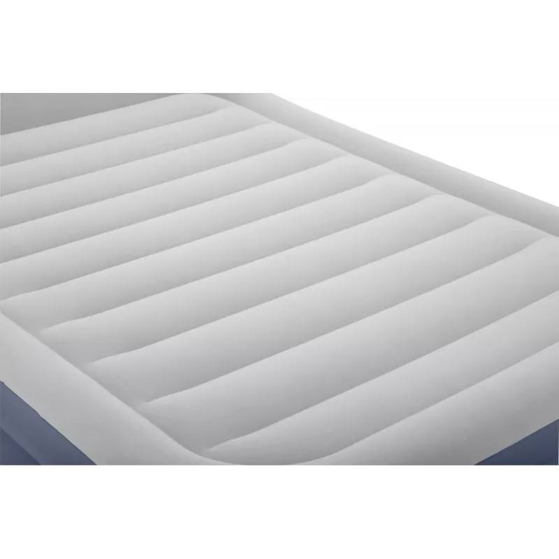 Bestway Tritech SleekFlow Colchão de ar com encosto Queen com bomba AC integrada e revestimento antimicrobiano 2,26 m x 1,52 m x 84 cm
