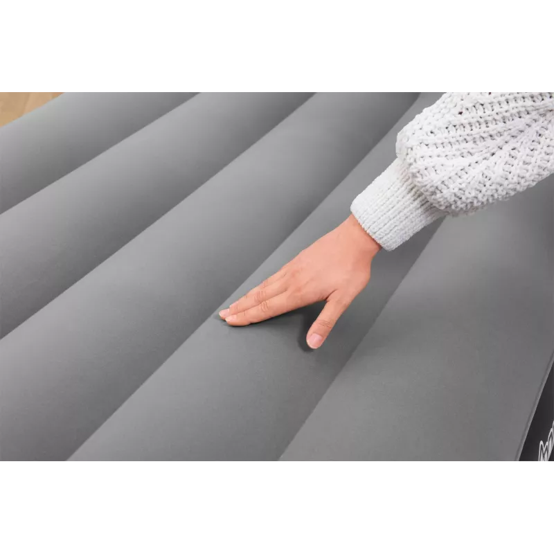 Bestway Tritech Colchão de ar Twin com bomba AC integrada e revestimento antimicrobiano 1,91 m x 97 cm x 46 cm
