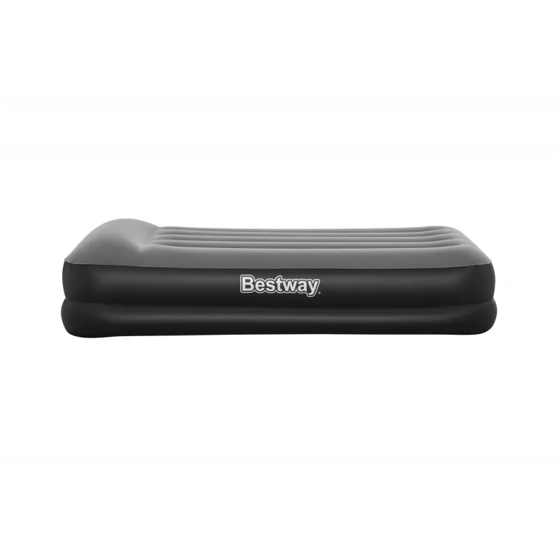 Bestway Tritech Colchão de ar Twin com bomba AC integrada e revestimento antimicrobiano 1,91 m x 97 cm x 46 cm