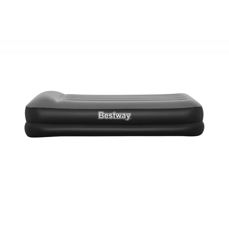 Bestway Tritech Colchão de ar Twin com bomba AC integrada e revestimento antimicrobiano 1,91 m x 97 cm x 46 cm