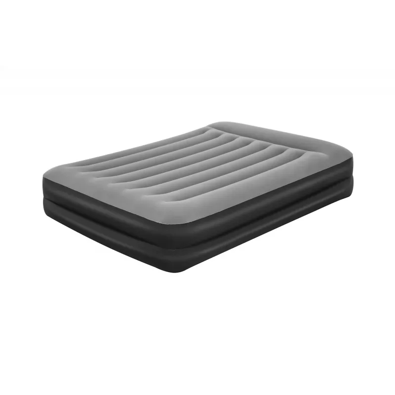 Bestway Tritech Colchão de ar Queen com bomba AC integrada e revestimento antimicrobiano 2,03 m x 1,52 m x 46 cm