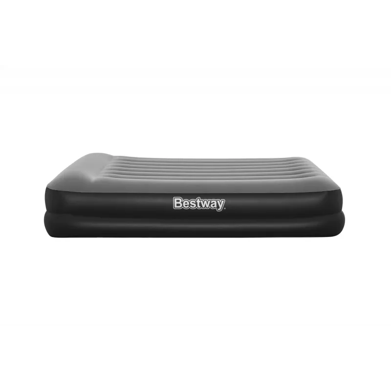 Bestway Tritech Colchão de ar Queen com bomba AC integrada e revestimento antimicrobiano 2,03 m x 1,52 m x 46 cm