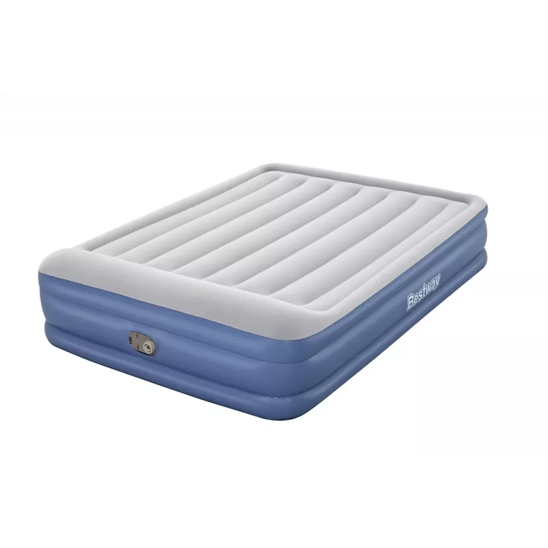 Bestway Tritech Cama de ar Queen com bomba AC integrada e revestimento antimicrobiano 2,03 m x 1,52 m x 46 cm