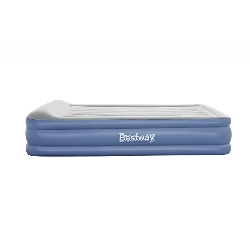 Bestway Tritech Cama de ar Queen com bomba AC integrada e revestimento antimicrobiano 2,03 m x 1,52 m x 46 cm