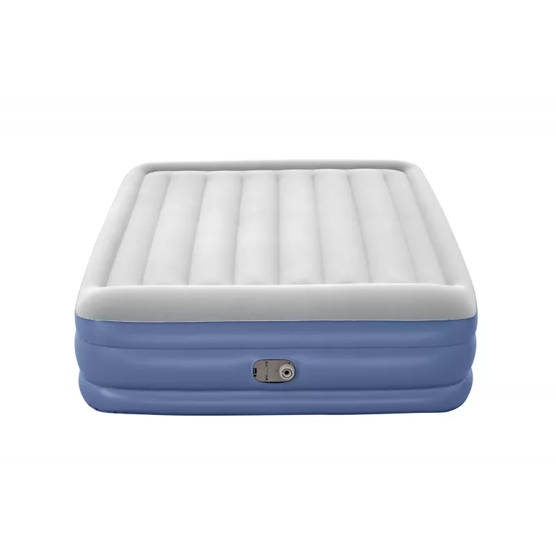 Bestway Tritech Cama de ar Queen com bomba AC integrada e revestimento antimicrobiano 2,03 m x 1,52 m x 46 cm