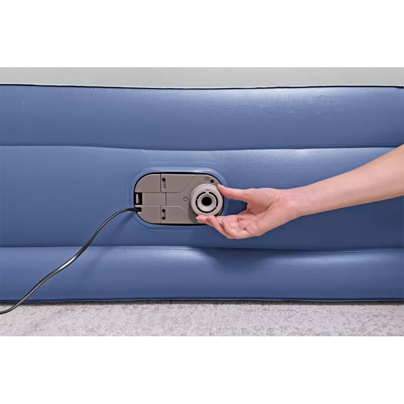 Bestway Tritech Cama de ar Queen com bomba AC integrada e revestimento antimicrobiano 2,03 m x 1,52 m x 46 cm