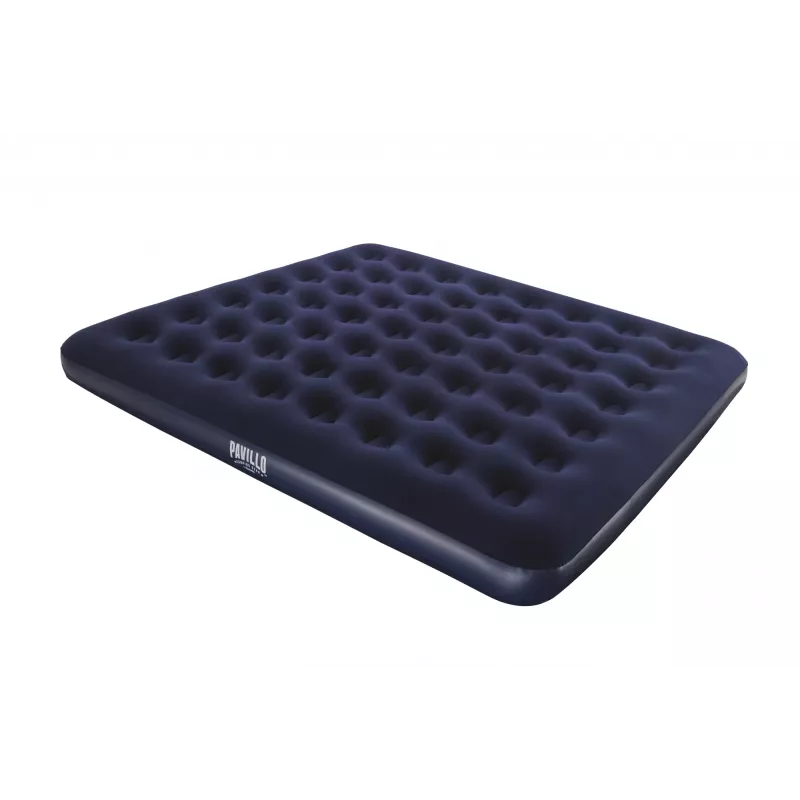 Bestway Flocked Airbed – King – 2,03 m x 1,83 m x 22 cm, Colchão duplo