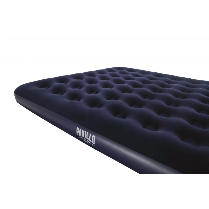 Bestway Flocked Airbed – King – 2,03 m x 1,83 m x 22 cm, Colchão duplo