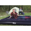 Bestway Flocked Airbed – King – 2,03 m x 1,83 m x 22 cm, Colchão duplo