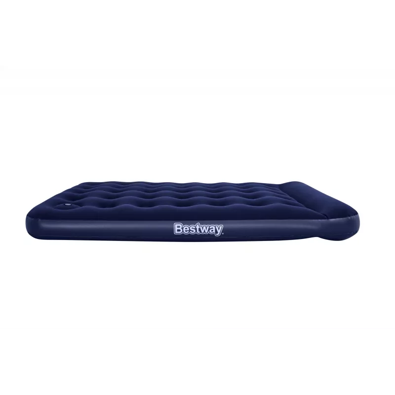 Bestway Colchão de ar Full com bomba de pé incorporada 1,91 m x 1,37 m x 28 cm