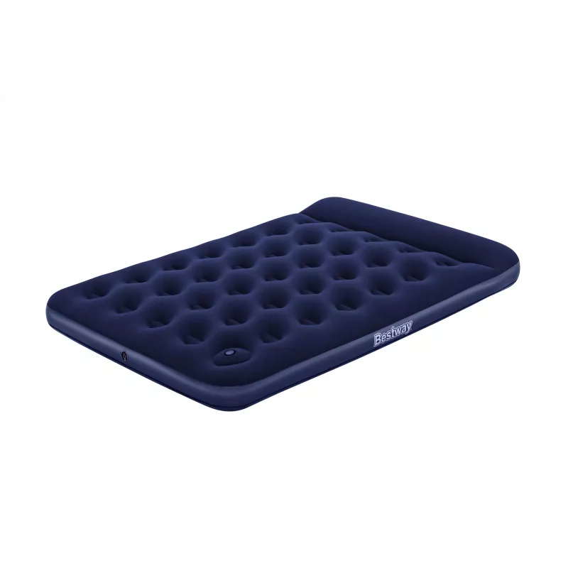Bestway Colchão de ar Full com bomba de pé incorporada 1,91 m x 1,37 m x 28 cm