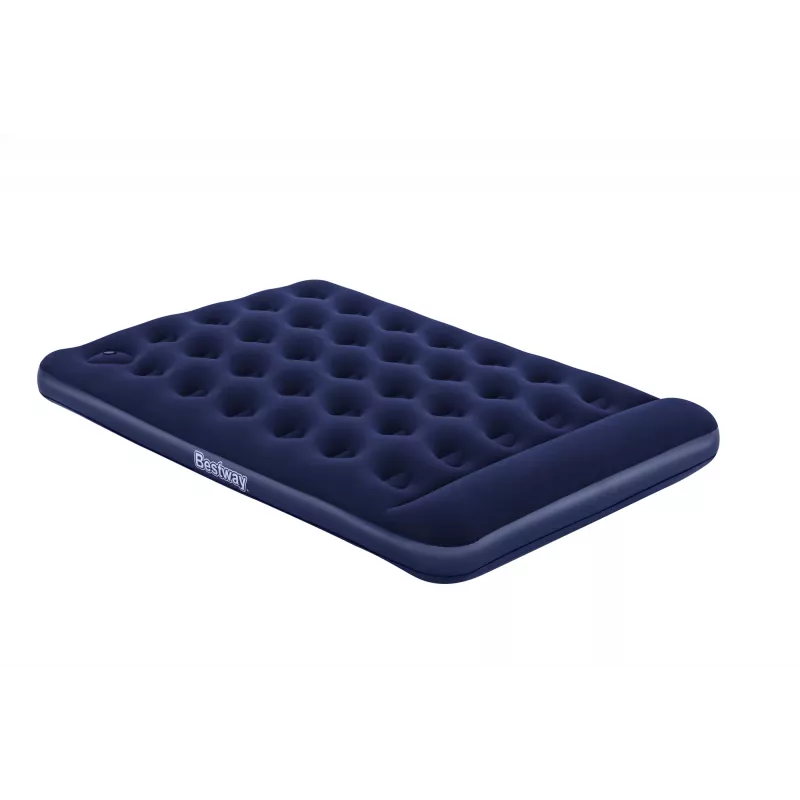 Bestway Colchão de ar Full com bomba de pé incorporada 1,91 m x 1,37 m x 28 cm