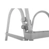 Bestway Flip & Lock Escada para piscina elevada 1,07 m, Escada, Cinzento, Metal, 150 kg, 3 degraus, 107 cm