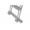 Bestway Flip & Lock Escada para piscina elevada 1,32 m, Escada, Cinzento, Metal, Plástico, 150 kg, 4 degraus, EN16582