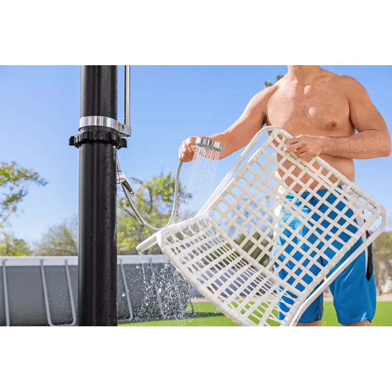 Bestway SolarFlow Duche exterior 20 L, autónomo, Preto, Metal, PVC, 20 L, EN1112, 620 mm