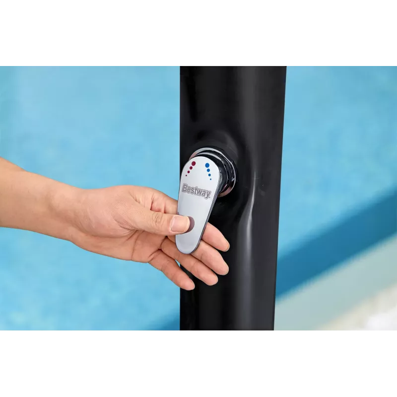 Bestway SolarFlow Duche exterior 20 L, autónomo, Preto, Metal, PVC, 20 L, EN1112, 620 mm