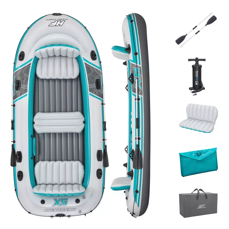 Bestway Hydro-Force Adventure Elite X5 Conjunto de raft insuflável 3,64 m
