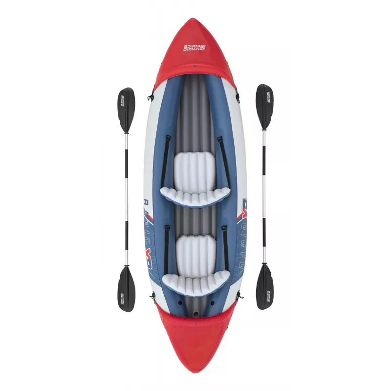Bestway Hydro Force Rapid X2 Conjunto de caiaque insuflável para 2 pessoas 3,21 m