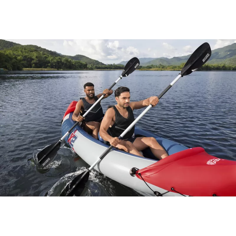 Bestway Hydro Force Rapid X2 Conjunto de caiaque insuflável para 2 pessoas 3,21 m