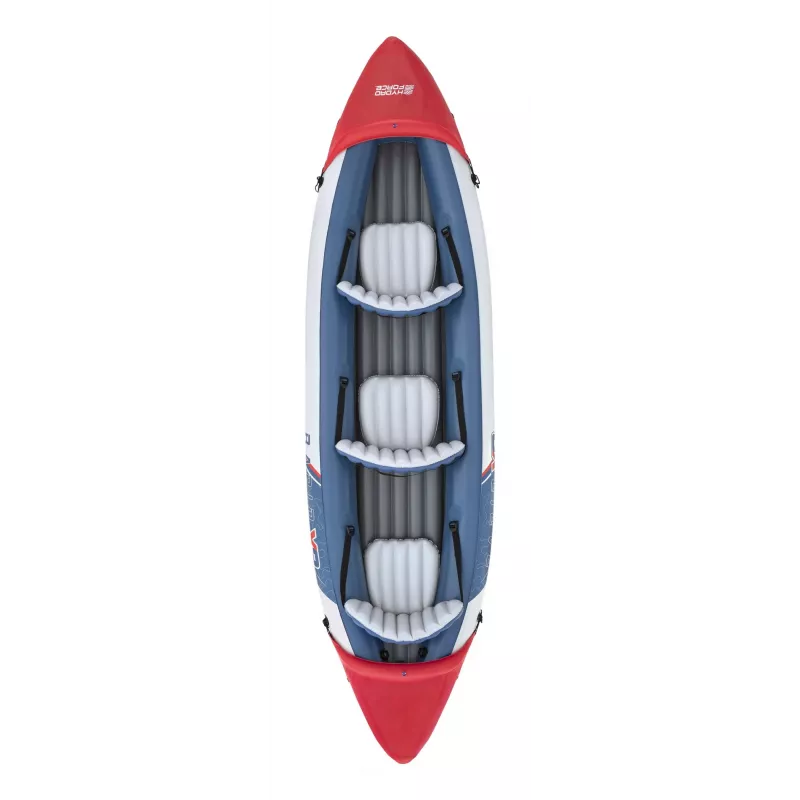 Bestway Hydro Force Rapid X3 Conjunto de caiaque insuflável para 3 pessoas 3,81 m
