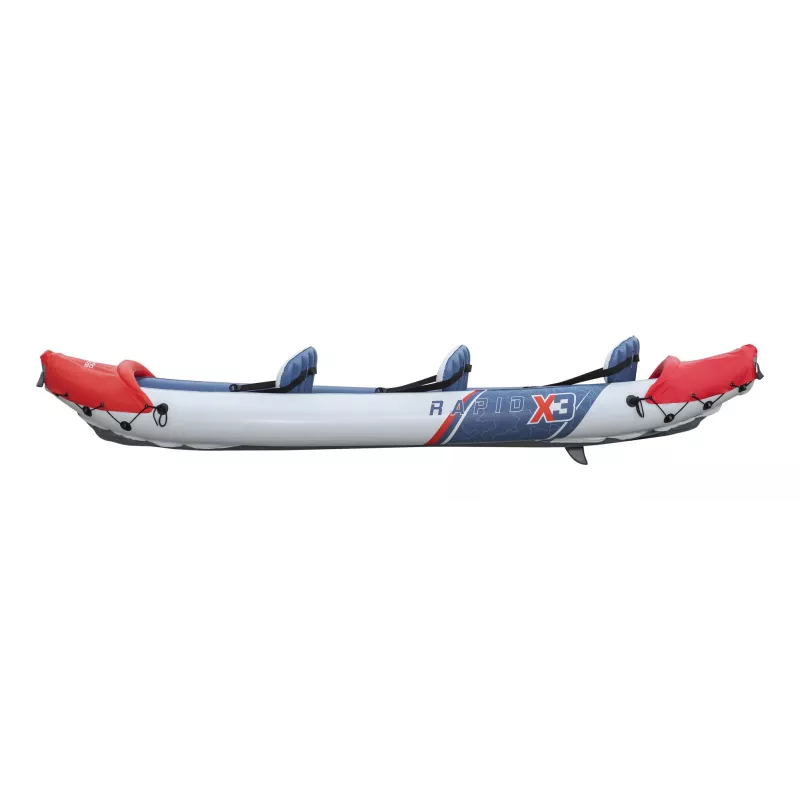Bestway Hydro Force Rapid X3 Conjunto de caiaque insuflável para 3 pessoas 3,81 m