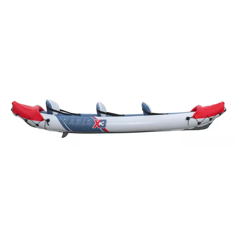 Bestway Hydro Force Rapid X3 Conjunto de caiaque insuflável para 3 pessoas 3,81 m