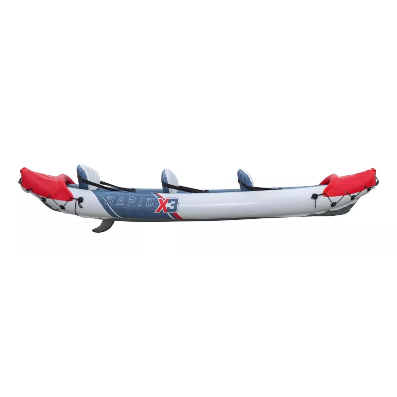 Bestway Hydro Force Rapid X3 Conjunto de caiaque insuflável para 3 pessoas 3,81 m