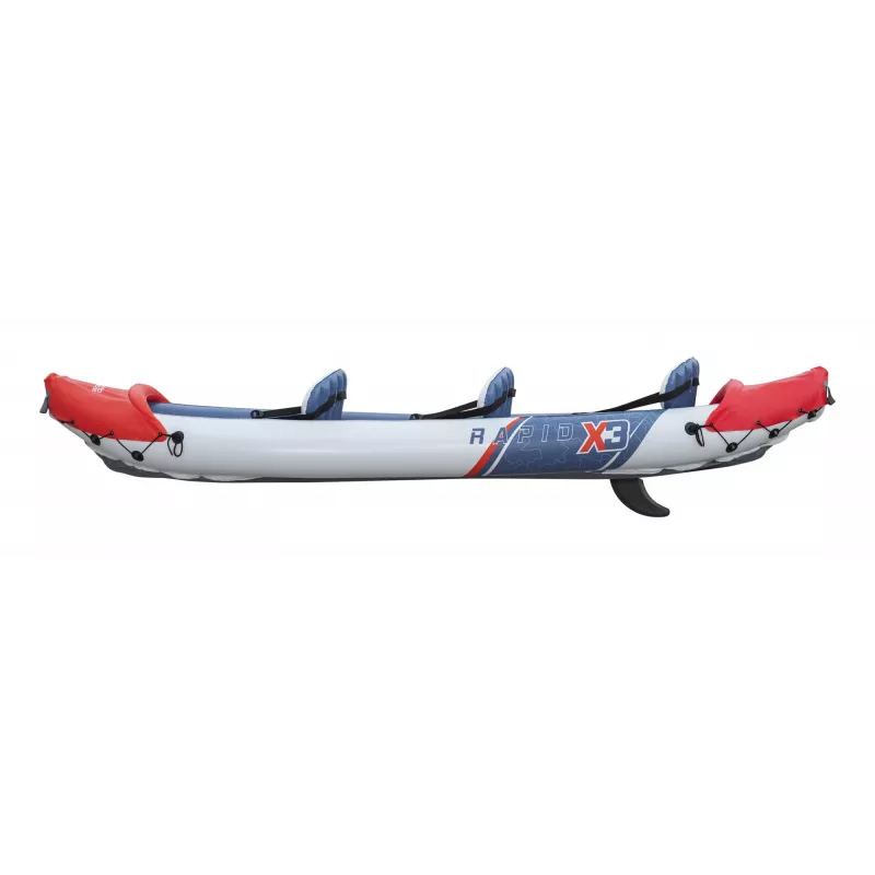 Bestway Hydro Force Rapid X3 Conjunto de caiaque insuflável para 3 pessoas 3,81 m